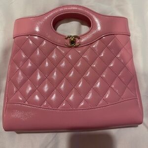 CHANEL PINK MINI SHOPPING BAG